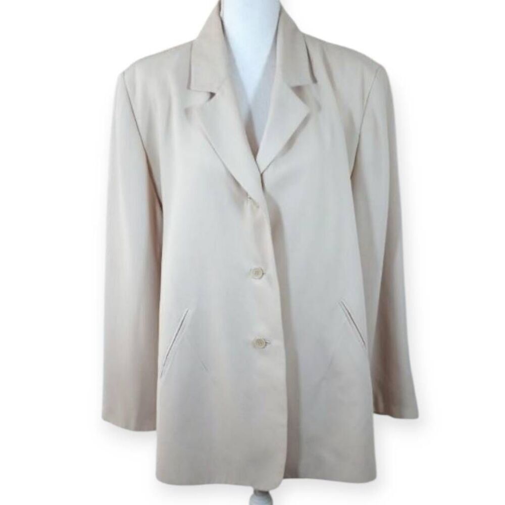 JOHN PAUL RICHARDS CREAM BLAZER SZ.26 EUC.
